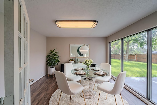 463 Dover Ln, Spring, TX 77373 - dining area featuring dark wood-type flooring