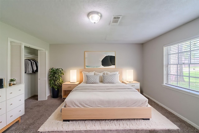 463 Dover Ln, Spring, TX 77373 - carpeted bedroom featuring baseboards and a closet