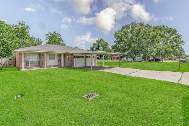 1011 Minnesota St, South Houston, TX 77587 - ranch-style home with driveway, a garage, and brick siding