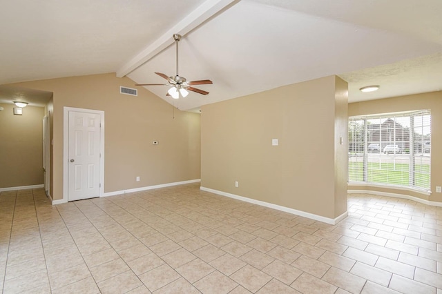 1011 Minnesota St, South Houston, TX 77587 - unfurnished room featuring ceiling fan and light tile patterned floors