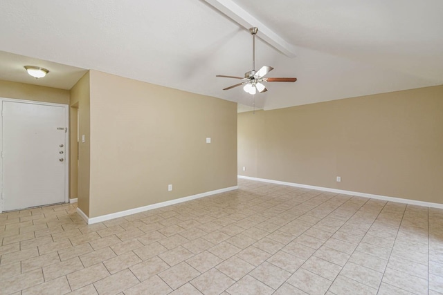 1011 Minnesota St, South Houston, TX 77587 - unfurnished room with a ceiling fan and baseboards