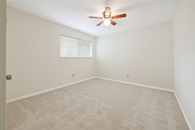 9306 Claridge Dr, Houston, TX 77031 - unfurnished room featuring light colored carpet and ceiling fan