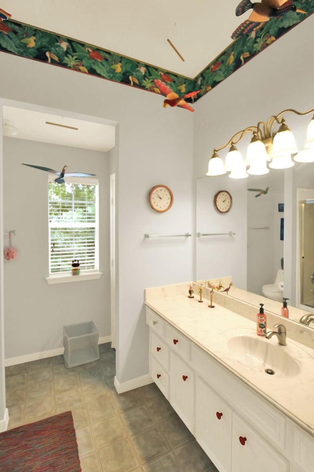 603 Forest Bend Ln, Friendswood, TX 77546 - bathroom featuring vanity and a shower
