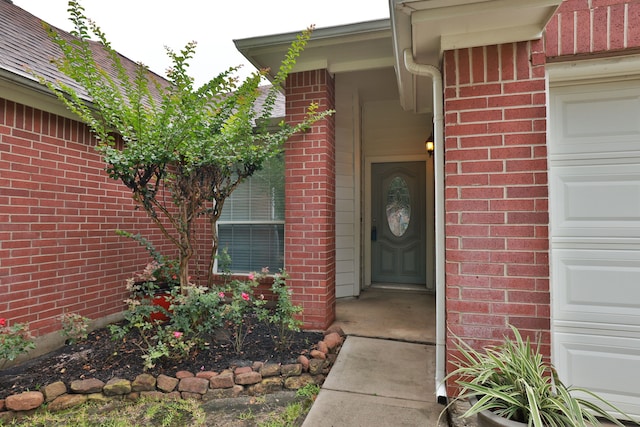 30515 Red Bluff Cir, Magnolia, TX 77355 - doorway to property with brick siding