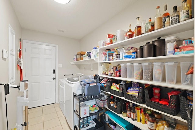 15010 Sunset Villa Ct, Humble, TX 77396 - storage area with washing machine and dryer