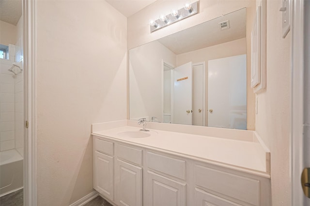 17134 Fairway Glen Ct, Sugar Land, TX 77498 - full bathroom featuring vanity and shower / bathtub combination