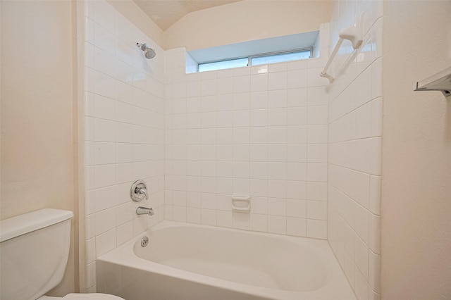 17134 Fairway Glen Ct, Sugar Land, TX 77498 - bathroom featuring toilet and shower / washtub combination