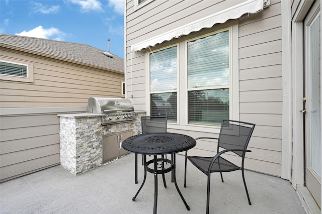 1909 Monaco Memorial Ln, Houston, TX 77043 - view of patio / terrace with area for grilling