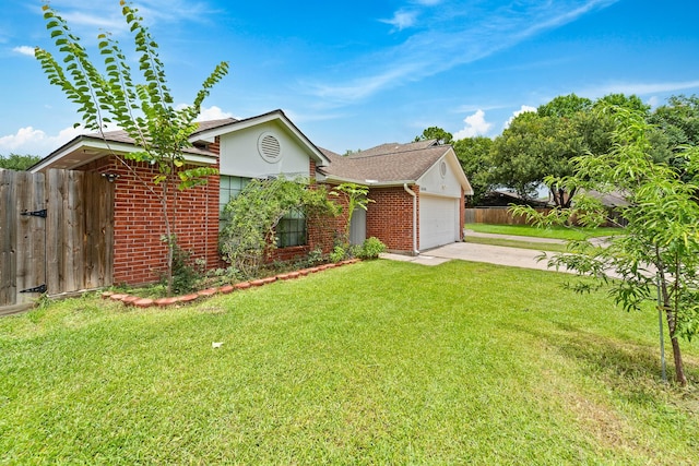 16310 Mulberry Run Ct, Sugar Land, TX 77498 - single story home featuring a garage, concrete driveway, and brick siding