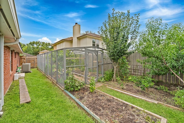 16310 Mulberry Run Ct, Sugar Land, TX 77498 - fenced backyard with a garden