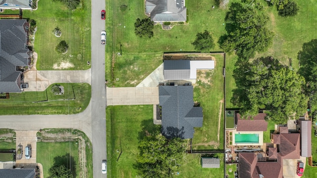 6202 Oleander Dr, Baytown, TX 77523 - aerial view of a pool