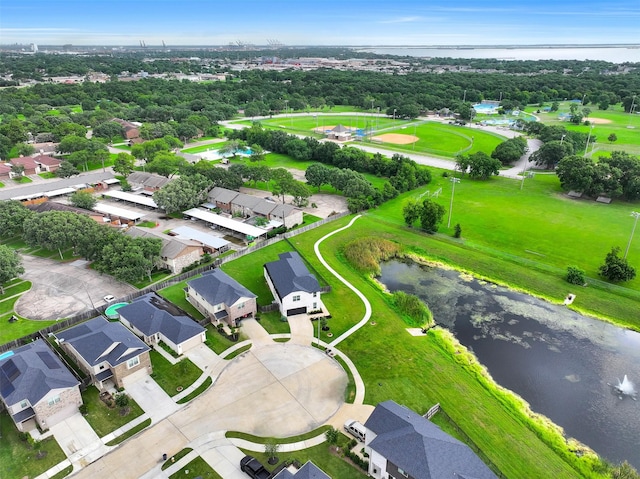 160 Majestic Shores Ln, La Porte, TX 77571 - aerial view of residential area featuring a nearby body of water