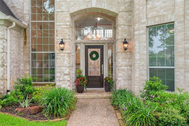 21215 Kelliwood Greens Dr, Katy, TX 77450 - view of exterior entry featuring brick siding