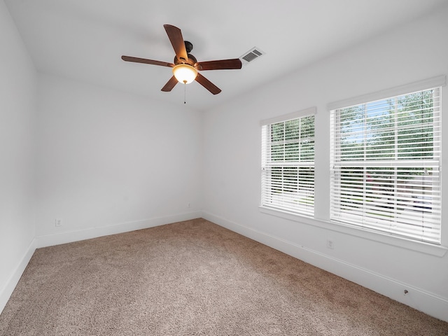 28111 Harper Creek Ln, Katy, TX 77494 - carpeted spare room featuring a ceiling fan and baseboards