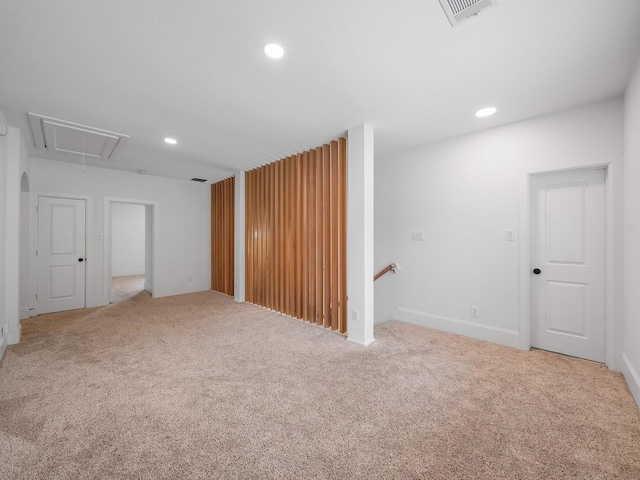 28111 Harper Creek Ln, Katy, TX 77494 - basement featuring carpet floors and recessed lighting
