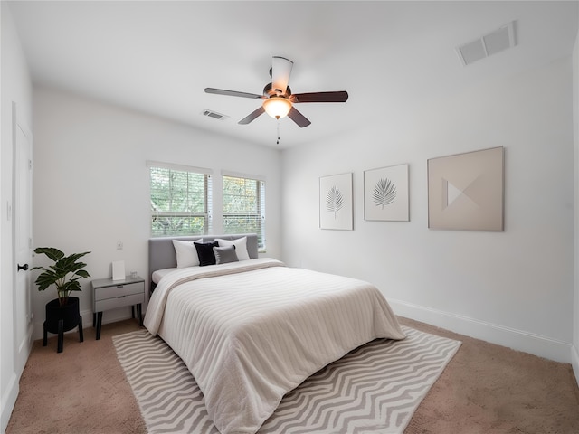 28111 Harper Creek Ln, Katy, TX 77494 - bedroom with carpet floors and a ceiling fan