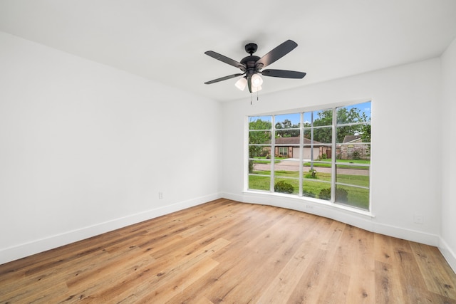 9030 Tanager St, Houston, TX 77036 - unfurnished room with wood finished floors and ceiling fan