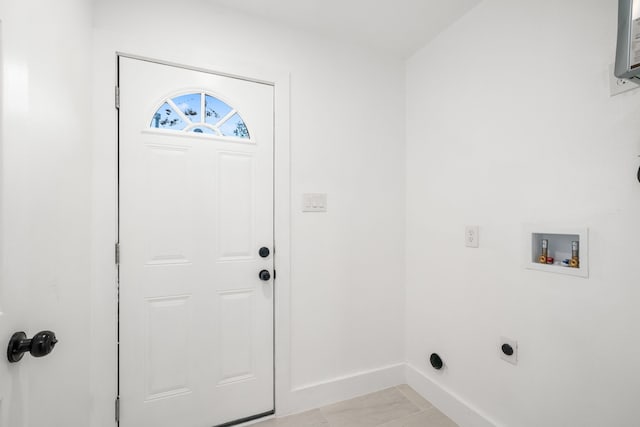 9030 Tanager St, Houston, TX 77036 - laundry area with hookup for an electric dryer and washer hookup