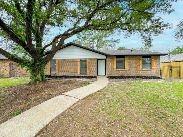 14214 Morinscott, Houston, TX 77049 - view of front of home with brick siding