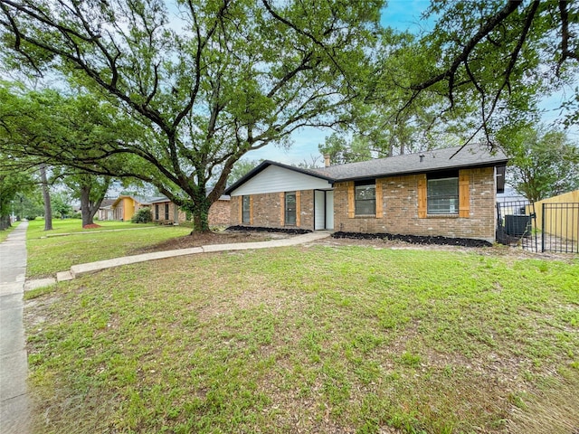 14214 Morinscott, Houston, TX 77049 - ranch-style home with brick siding and a chimney
