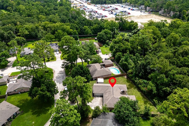 2546 Anzalone Dr, Spring, TX 77373 - drone / aerial view of a forest