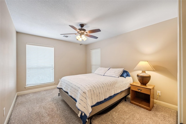 2546 Anzalone Dr, Spring, TX 77373 - bedroom with light carpet and ceiling fan