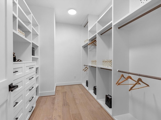 5240 Cornish Unit B, Houston, TX 77007 - spacious closet with light wood-type flooring
