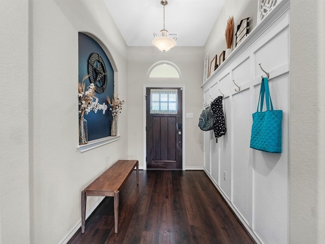 70 Rd 22705, Cleveland, TX 77327 - doorway to outside with wood finished floors and baseboards