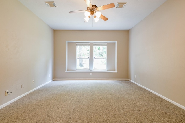 14307 Baron Creek Ln, Houston, TX 77044 - spare room with ceiling fan and carpet