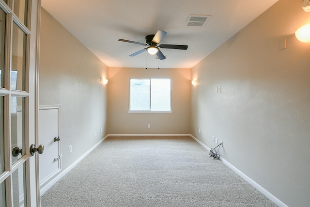 14307 Baron Creek Ln, Houston, TX 77044 - unfurnished room with light carpet and ceiling fan