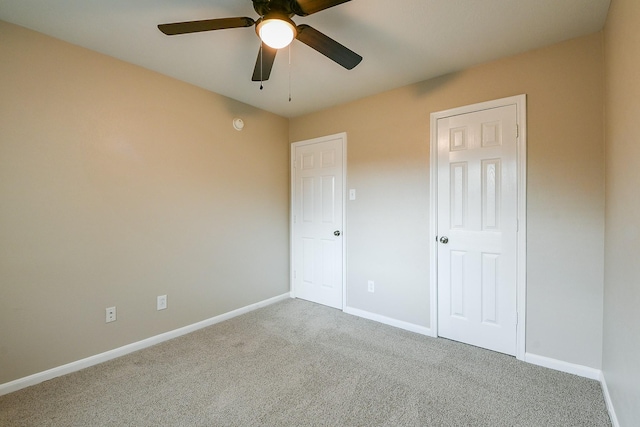 14307 Baron Creek Ln, Houston, TX 77044 - unfurnished bedroom with carpet flooring and ceiling fan