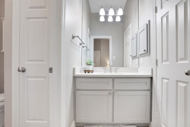 4502 Buffalo Lake Ct, Richmond, TX 77406 - bathroom with vanity and toilet