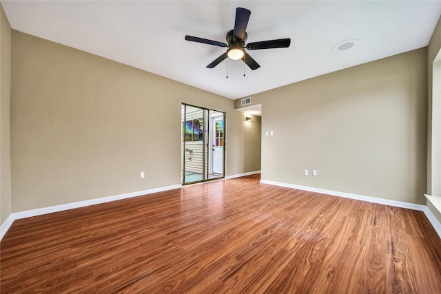 6401 Deihl Rd Unit 901, Houston, TX 77092 - spare room featuring light wood-style floors and ceiling fan