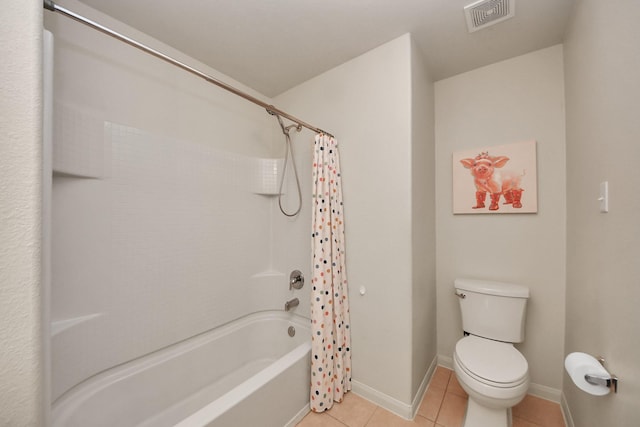 38327 Miranda Ln, Magnolia, TX 77355 - bathroom featuring tile patterned floors and shower / tub combo