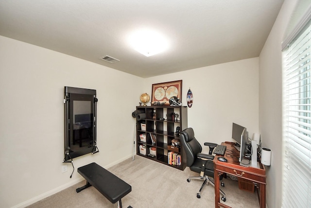 38327 Miranda Ln, Magnolia, TX 77355 - carpeted home office with baseboards