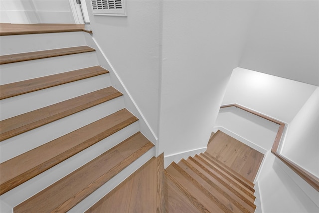 2031 Peppermill Rd, Houston, TX 77080 - stairs with wood finished floors