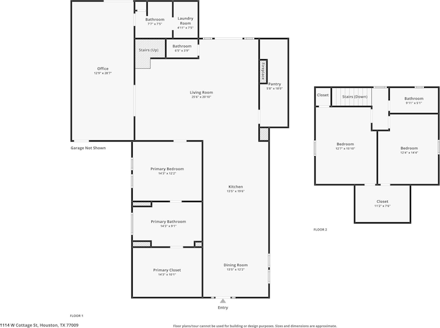 1114 W Cottage St, Houston, TX 77009 - view of room layout