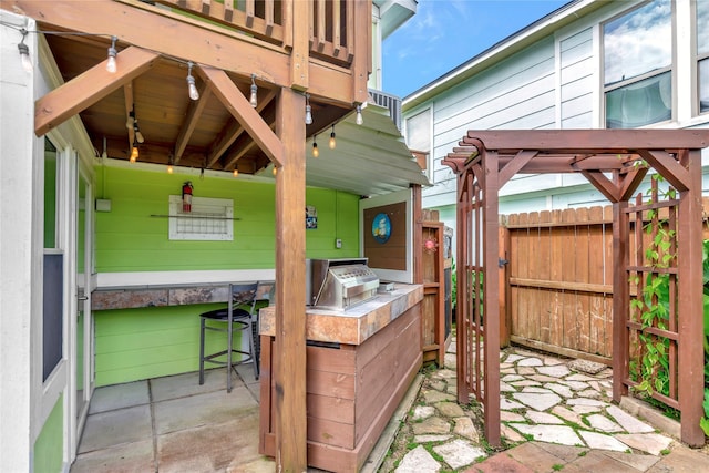 902 Grove Rd, Clear Lake Shores, TX 77565 - view of patio with a gate
