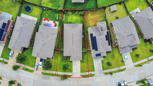 32726 Timber Point Dr, Brookshire, TX 77423 - aerial perspective of suburban area with property parcel outlined