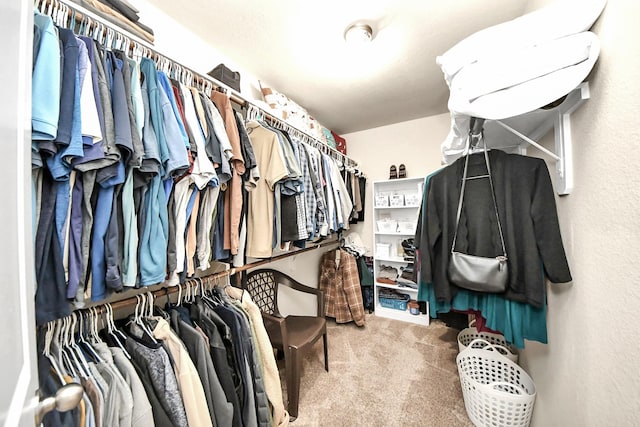 32726 Timber Point Dr, Brookshire, TX 77423 - walk in closet featuring carpet flooring
