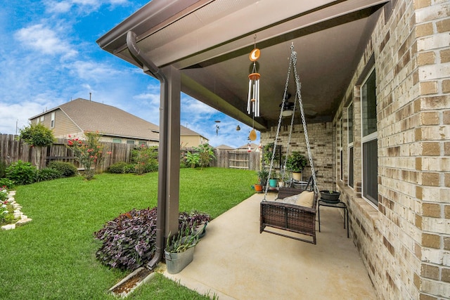 32726 Timber Point Dr, Brookshire, TX 77423 - fenced backyard featuring a patio area
