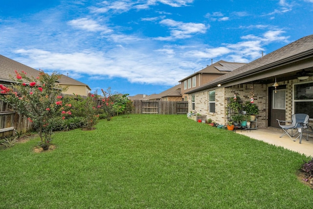 32726 Timber Point Dr, Brookshire, TX 77423 - fenced backyard with a patio area