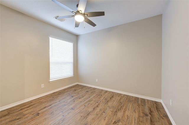 18511 Yellowstone Trl, Humble, TX 77346 - unfurnished room featuring wood finished floors and ceiling fan