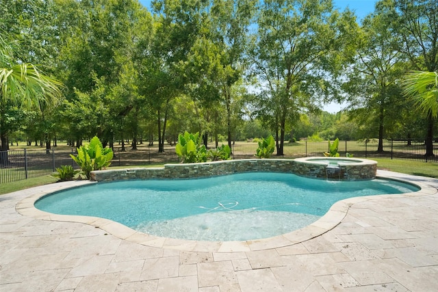 11399 Fm-3126, Livingston, TX 77351 - view of pool featuring a pool with connected hot tub and a patio