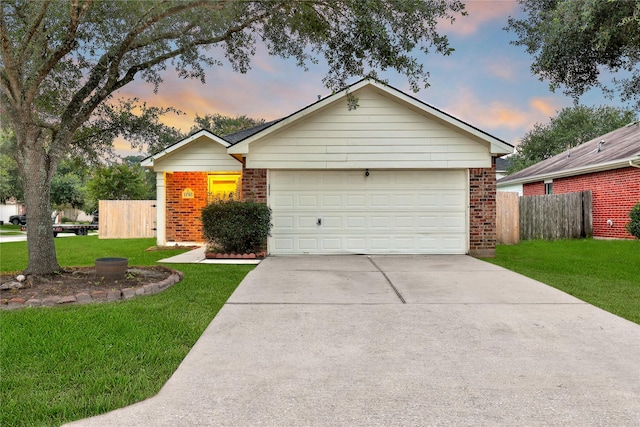 11703 Elizabeth Ct, Pinehurst, TX 77362 - ranch-style house with brick siding, driveway, and an attached garage