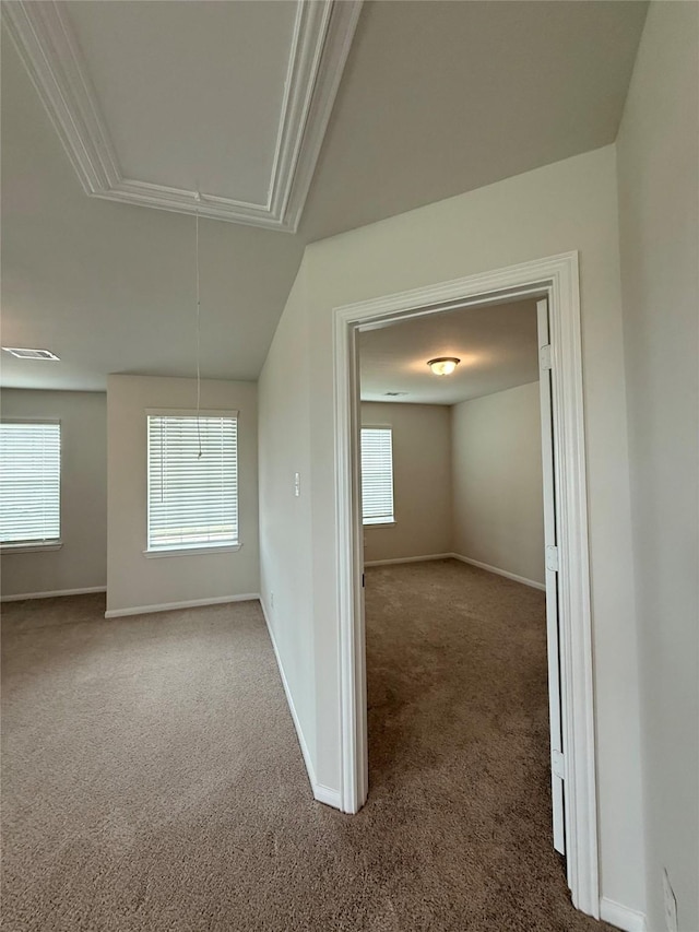 8116 Tourmaline Way, Texas City, TX 77591 - carpeted empty room with attic access and plenty of natural light