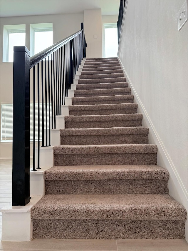 8116 Tourmaline Way, Texas City, TX 77591 - stairs with plenty of natural light