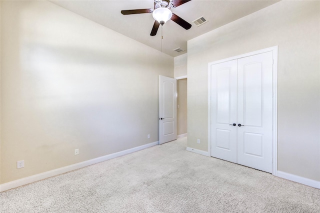 4927 Caponi Falls Ln, Katy, TX 77494 - unfurnished bedroom featuring carpet, a closet, and a ceiling fan