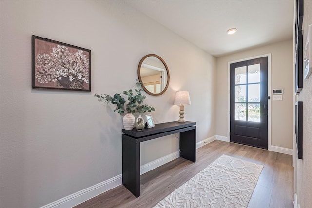 21031 Secretariat Meadow Ln, Tomball, TX 77377 - entryway featuring wood finished floors
