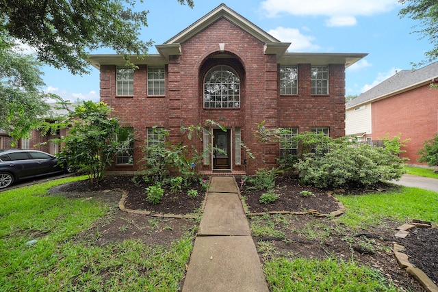 5411 Davids Bend Dr, Sugar Land, TX 77479 - view of front facade with brick siding